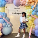 Khloé Kardashian Instagram - 🤍🩵💜🩷Kindergarten 🤍🩵💜🩷 For anyone wondering, no I’m not ok! 🥹 Next it will be prom 😫😩