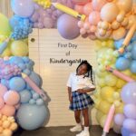 Khloé Kardashian Instagram - 🤍🩵💜🩷Kindergarten 🤍🩵💜🩷 For anyone wondering, no I’m not ok! 🥹 Next it will be prom 😫😩