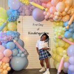 Khloé Kardashian Instagram - 🤍🩵💜🩷Kindergarten 🤍🩵💜🩷 For anyone wondering, no I’m not ok! 🥹 Next it will be prom 😫😩
