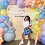 Khloé Kardashian Instagram - 🤍🩵💜🩷Kindergarten 🤍🩵💜🩷 For anyone wondering, no I’m not ok! 🥹 Next it will be prom 😫😩