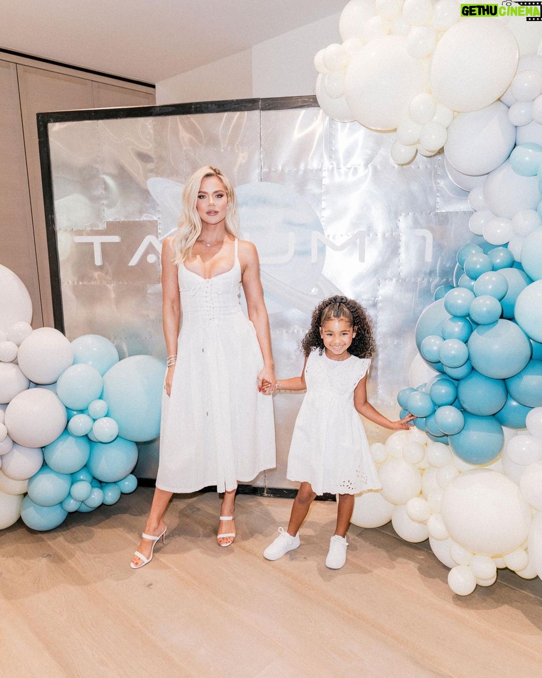 Khloé Kardashian Instagram - 🩵Tatum Turns 1 🩵