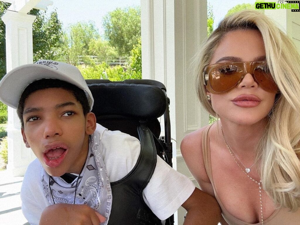 Khloé Kardashian Instagram - Someone is 17 today!!!! Happy birthday sweet sweet Amari!!! We are all so blessed to have been touched by an angel such as you 🩵 you are truly one of Gods greatest treasures 🩵