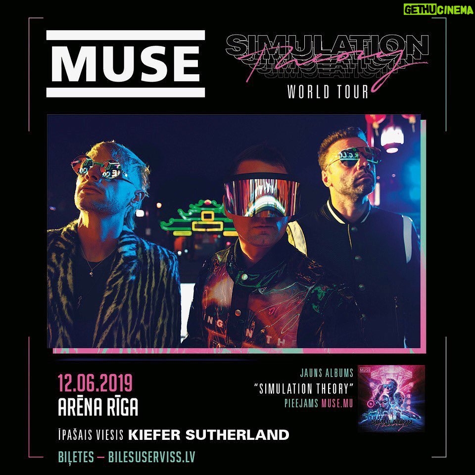 Kiefer Sutherland Instagram - Excited to be heading east to open up for @muse for 3 dates. Can’t even describe the honor. Will send pictures.