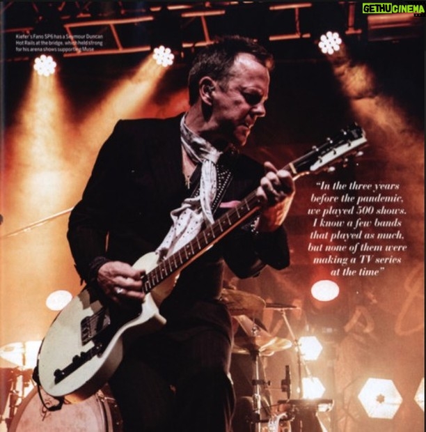 Kiefer Sutherland Instagram - @guitarist_mag, you rock! Thank you for the 6 page feature on Kiefer's new album. The issue is onsale now and can be purchased from magazinesdirect.com (issue 481). Pre-order 'Bloor Street' today!