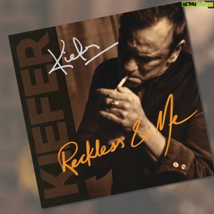 Kiefer Sutherland Instagram - Thanks so much for your support for my new music. A limited number of signed copies of my new album 'Reckless & Me' are now available on Amazon in Europe ready for our European tour. Link in Highlights.