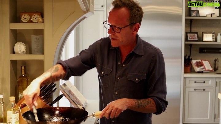 Kiefer Sutherland - 9.5K Likes - If the steak worked out for you. Try this recipe for beef in oyster sauce. It will impress your friends... after all, isn’t that what life’s about? 😜 Watch the full video on YouTube. #cooking #chef #homecooking