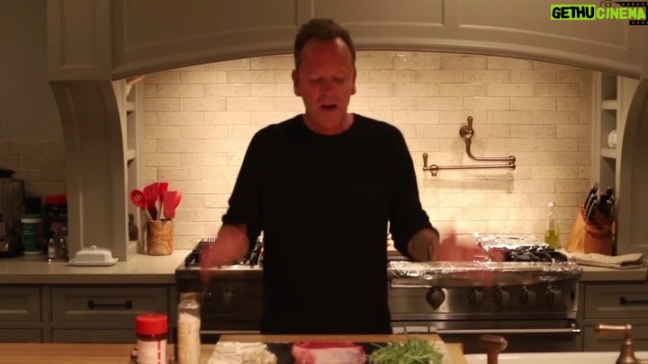 Kiefer Sutherland Instagram - Simple recipes that I hope might help the challenged Chef... Like me. View the full video from the highlights on my page. #cooking #steak