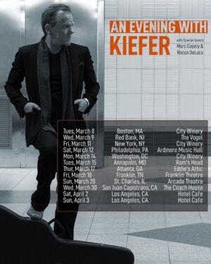 Kiefer Sutherland Instagram - ‘Can’t wait to play these new songs. Hope to see you soon’ - Tickets go on sale Friday. See stories / Highlights for link.