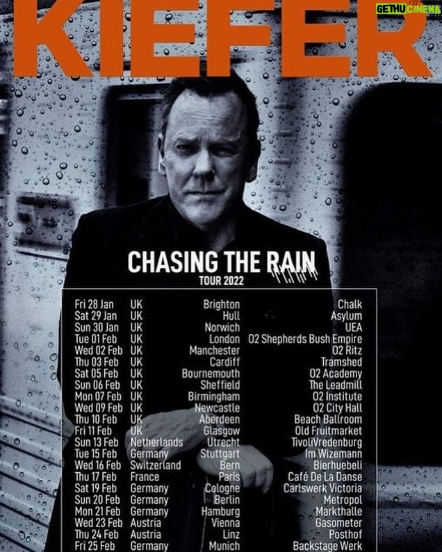 Kiefer Sutherland - 7.8K Likes - Just put out the second song, Two Stepping In Time, off the upcoming album. You guys have been so amazingly supportive! I can’t thank you enough. These are the first set of tour dates. I can’t wait to see you! Yaaaaaaaay!