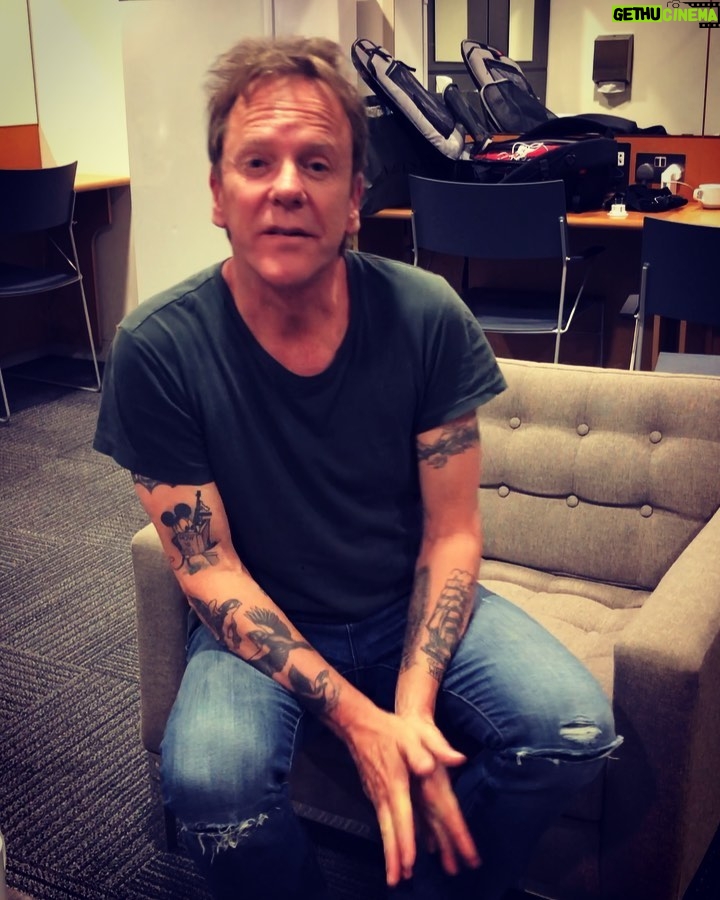 Kiefer Sutherland Instagram - Thanks for your support.