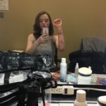 Kiera Allen Instagram - Did you know that the best way to clean the fake blood off your face at the end of a long work day is shaving cream? Doug Morrow knew.