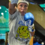 Kim Clavel Instagram - Eyes don’t lie 👀😈 #photodump #trainingcamp #clavelbermudez #boxing #womenboxing 📸 @sweetsciencemgt