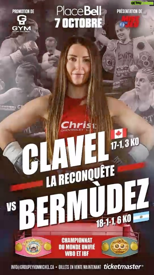 Kim Clavel - 381 Likes - “T’es mieux d’être prête, parce que je le suis” - Kim Clavel 🤩
-
#ClavelBermudez #boxing #boxingevent #femaleboxer