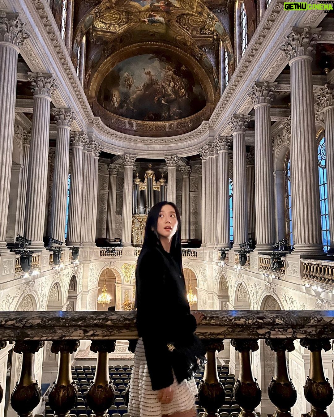 Kim Jisoo Instagram - Jisoo in Versailles 🏰 Versailles Palace, Paris, France
