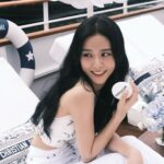 Kim Jisoo Instagram - At the Dior Spa Cruise 🌊 #DiorSpa @Diorbeauty