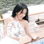 Kim Jisoo Instagram - At the Dior Spa Cruise 🌊 #DiorSpa @Diorbeauty