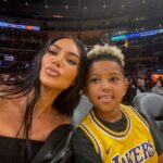 Kim Kardashian Instagram - My twin Sainto! How are you 8 years old already! I just love you so so so much!