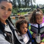 Kim Kardashian Instagram - Lake Life