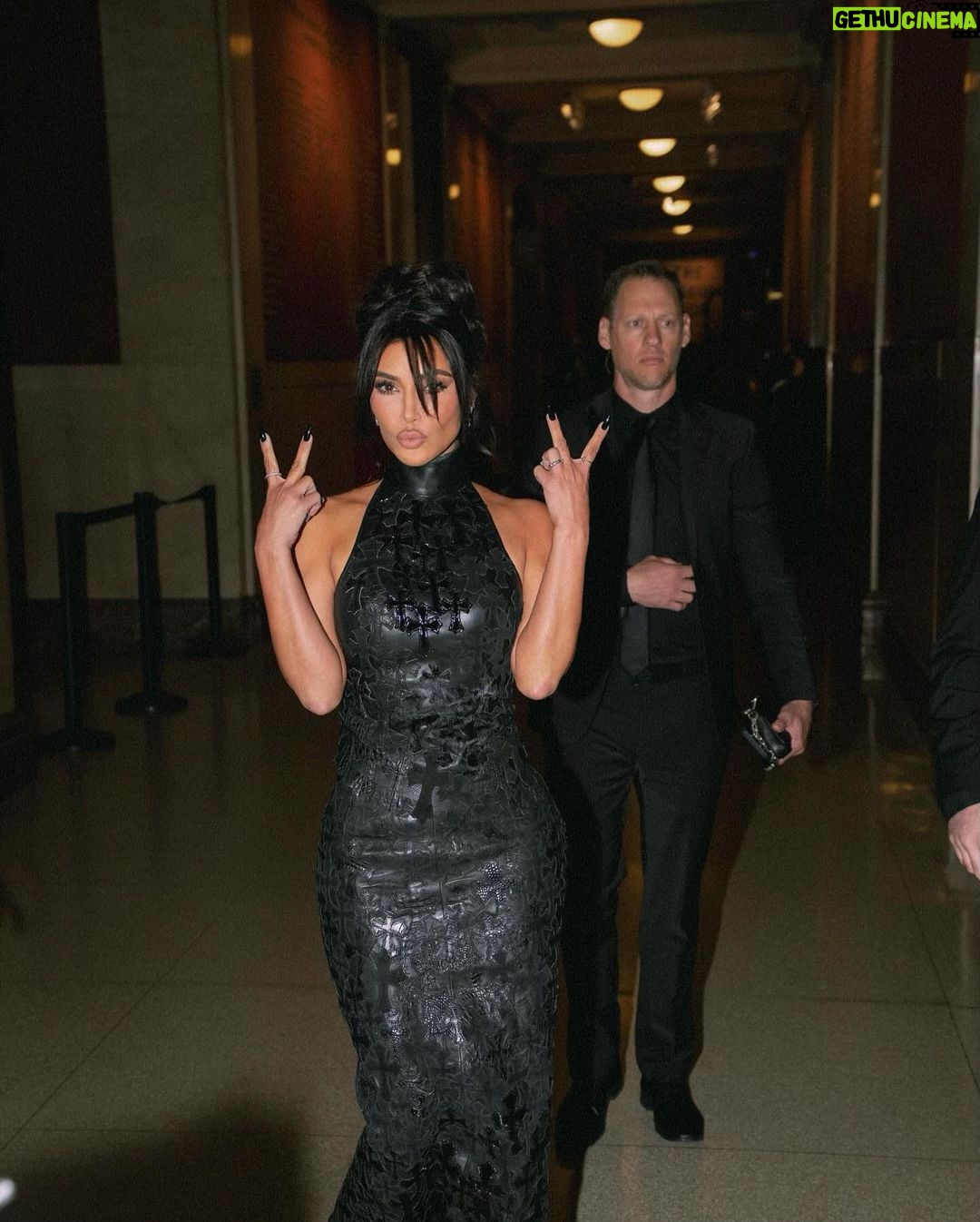 Kim Kardashian Instagram - CFDA AWARDS in CHROME HEARTS
