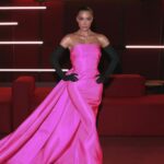 Kim Kardashian Instagram - LACMA ART & FILM wearing @balenciaga couture