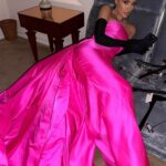 Kim Kardashian Instagram - LACMA ART & FILM wearing @balenciaga couture
