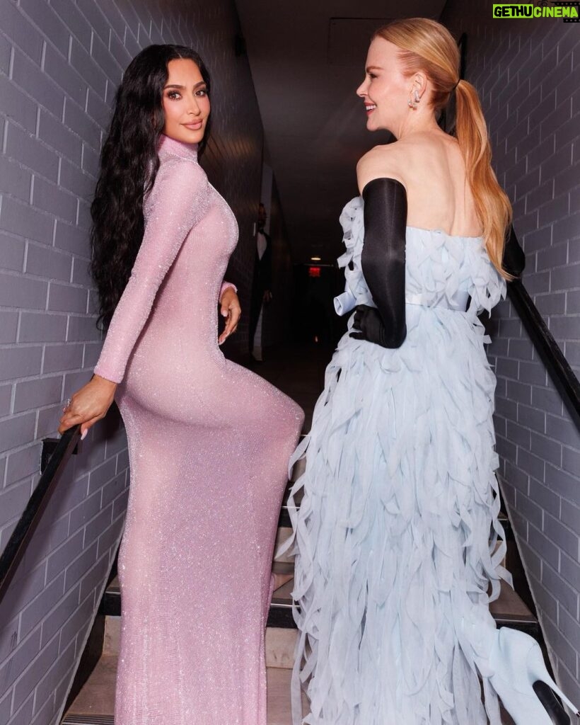 Kim Kardashian Instagram - Caring for women 🩷 at the Kering Foundation Gala
