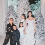 Kim Kardashian Instagram - Christmas 2023