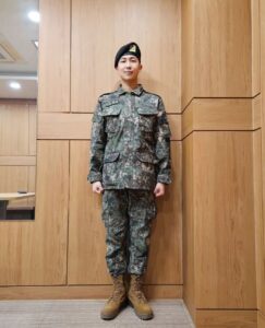 Kim Nam-joon Instagram - 충성!