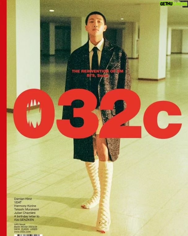 Kim Nam-joon Instagram - @032c cover with @wingshya