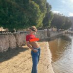 Klelia Andriolatou Instagram – I feel red ❤️ Παξος (Paxos Island)