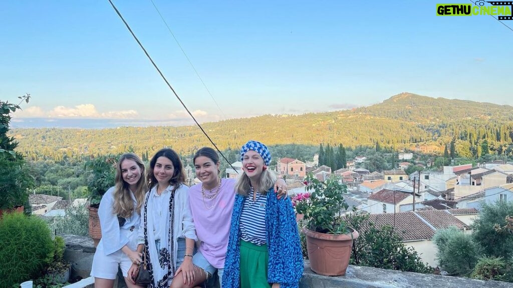 Klelia Andriolatou Instagram - CorFour 🦋🧿 #momentswithyou Corfu Island, Greece