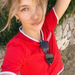 Klelia Andriolatou Instagram – I feel red ❤️ Παξος (Paxos Island)