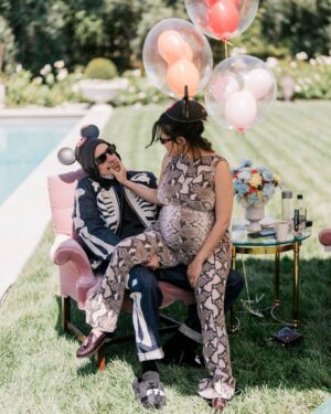 Kourtney Kardashian Barker Instagram - baby shower of my dreams ✨ 

all the bts pics and details @poosh 

thank you mommy @krisjenner for turning your home into the happiest place on earth,
instilling my love of all things Disney, and for throwing this baby shower to celebrate me and your thirteenth grandchild