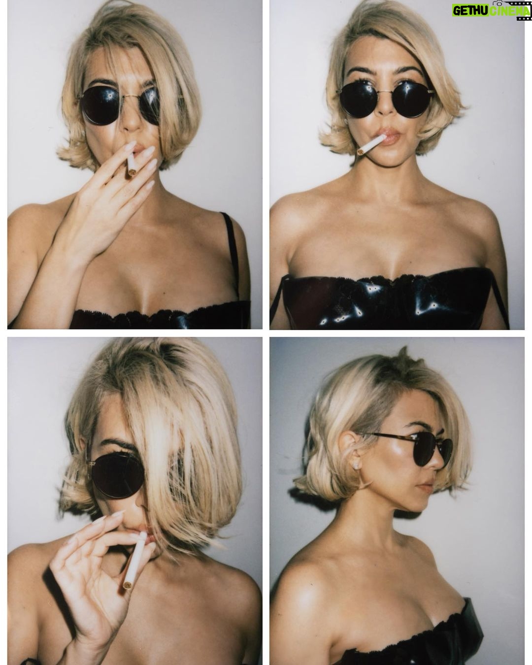 Kourtney Kardashian Barker Instagram - bye bye blondie. one more smoking hot post for the haters. shoutout to my prop provider and photographer @kulikulikulik ðŸš
