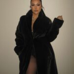 Kourtney Kardashian Barker Instagram - When not much in the closet fits yet and the boobs are filled with milk, throw on a cozy coat 🧸🎄