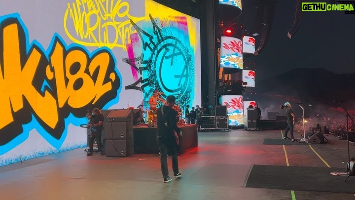Kourtney Kardashian Barker Instagram - My first @blink182 show! Coachella Valley