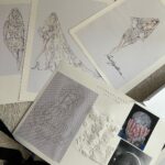 Kourtney Kardashian Barker Instagram - One year ago, we had our first in-person meeting with @dolcegabbana to start the design process of my wedding dress!! The first inspiration for my dress was when Travis and I were watching Guns N’ Roses November Rain video one night before we were even engaged, and we said to each other “this has to be our wedding.” She was wearing a short dress and I thought to myself “I need a short dress!” I had more visions inspired by some 1990s campaigns of Monica Bellucci shot by Helmut Newton for Blumarine. When we knew our wedding was going to be in Portofino, it also influenced the vibes and feeling of the dress. I also just wanted to feel like we ran off to Italy and got married and wanted the dress and wedding to feel that way! When @dolcegabbana suggested putting Travis’s head tattoo of the Virgin Mary on the handmade lace veil with the words from his tattoo: family, loyalty, respect underneath, I got chills and knew how special that felt. (And my little mini veil I wore to dinner ☺️) This was all planned and made into my dream come true all so so quickly and I’m so grateful to everyone who put their all into making it all happen! ✨🫶🏼❤️