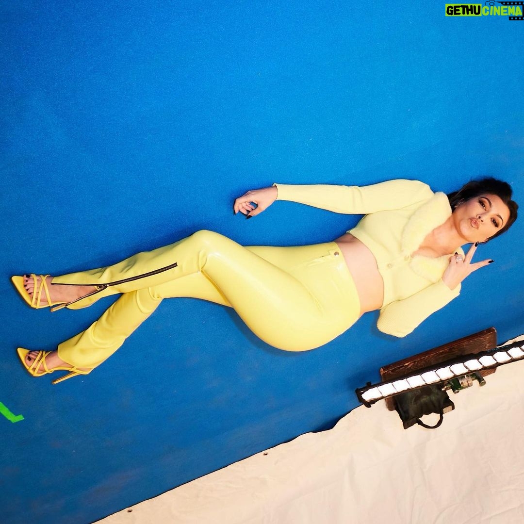 Kourtney Kardashian Barker Instagram - a little bts from my @lemme purr 🐱 campaign.