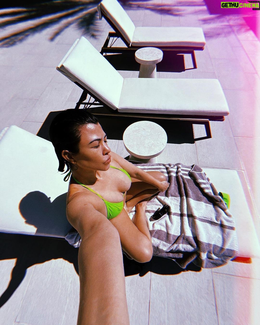 Kourtney Kardashian Barker Instagram - it’s giving 2018 Huji cam