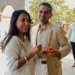 Kranti Redkar Instagram - For 5 years this boy was in my class in Ruia and least did I know that he will become my world one day ❤️ @swankhede.irs Thank you @fletcherpatel56 for capturing this moment for us 😊