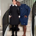 Kris Jenner Instagram - Valentino head to toe 🖤 thank you @MaisonValentino @pppiccioli @yigit for the beautiful boots! They look perfect with my vintage Valentino dress 😍 Photos by @stevensimione @daniele.iachella #Valentino @coreygamble