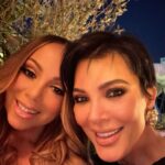 Kris Jenner Instagram – Dinner with my girl @mariahcarey catching up and trying to convince her “it’s time”!!!!!🎅🏼🎄glam on both of us @etienneortega