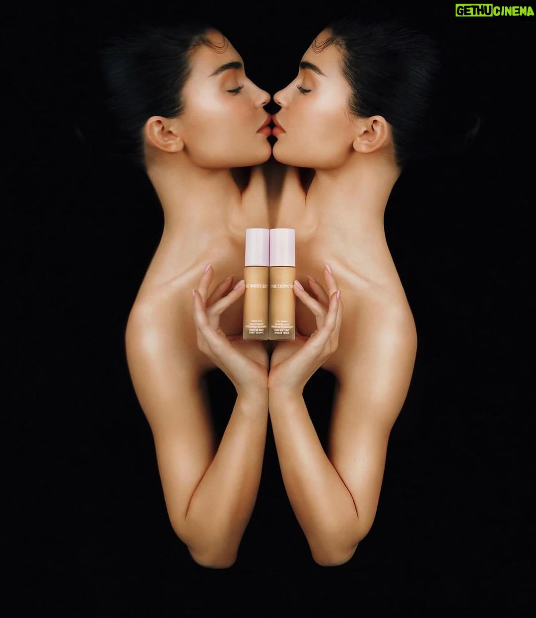 Kris Jenner Instagram - Kylie’s first ever foundation, Power Plush Longwear Foundation, is available NOW at KylieCosmetics.com 🤍 @kyliecosmetics @kyliejenner You will love this blurring, smoothing and hydrating formula! #KylieCosmetics