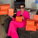 Kris Jenner Instagram – Checking off my “nice” list one @shutterfly orange box at a time! #Holiday #Holidays #ShutterflyIt #BlackFriday #ad