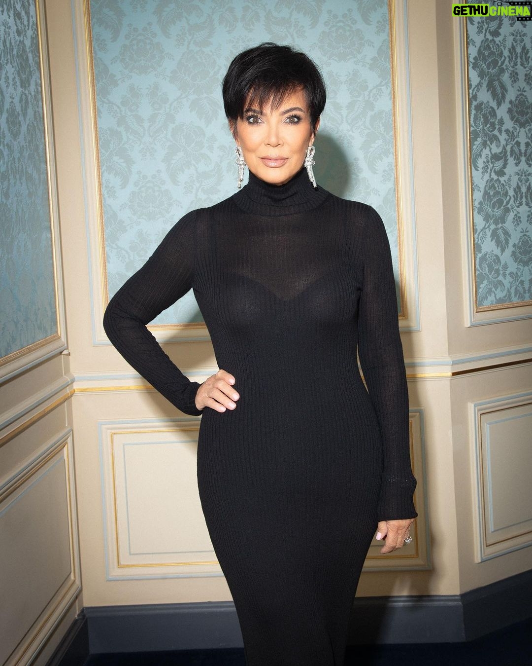 Kris Jenner Instagram - Thank you @balenciaga for the fabulous show!!! @coreygamble @parishilton @nickyhilton #Balenciaga 🇫🇷 #ParisFashionWeek