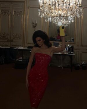Kris Jenner Instagram - Kendall closing the @schiaparelli SS24 show tonight in Paris! #schiaparelli ♥️ @kendalljenner