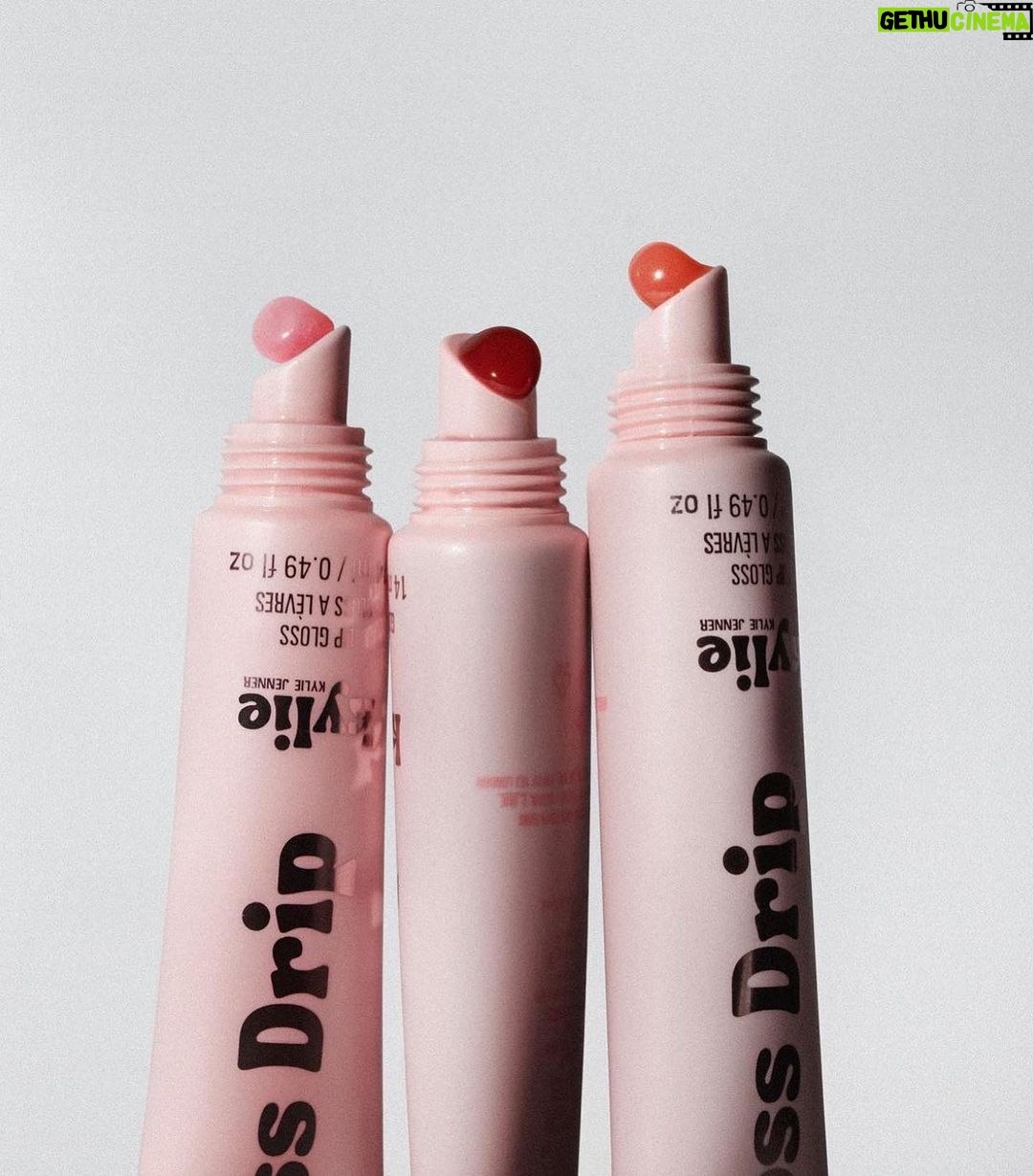 Kris Jenner Instagram - Kylie’s new Gloss Drip shades launch today at 9am pst 💦 @kyliecosmetics @kyliejenner kyliecosmetics.com