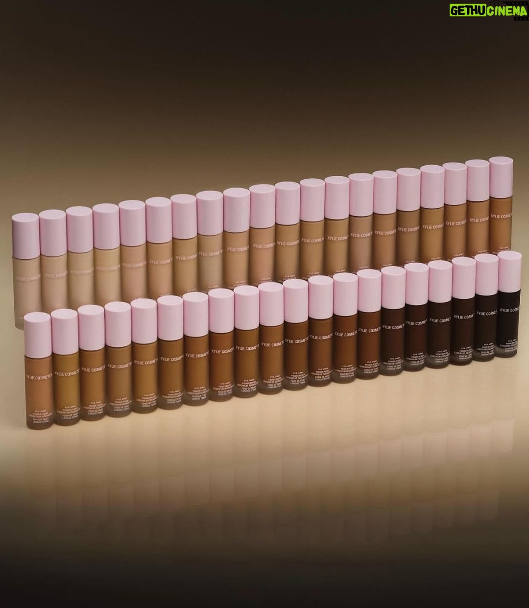 Kris Jenner Instagram - Kylie’s first ever foundation, Power Plush Longwear Foundation, is available NOW at KylieCosmetics.com 🤍 @kyliecosmetics @kyliejenner You will love this blurring, smoothing and hydrating formula! #KylieCosmetics