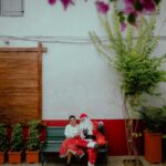 Krishna Praba Instagram - Christmas bells around 🔔🎅🎊🎉💃 👗 @sajawat_designerhub_bridalshop @styling_by_js 📸 @ajesh_pkd @hafizmohammedx @arun_thandav @rasik_raaz_ @thandavdanceschool #christmas #gift #carol #santa #trendingreels #2023 Jew Town - Kochi