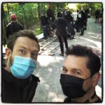 Kristen Holden-Ried Instagram - #departure season 2 vibes. Back at it with the brilliant @tjscottpictures Season 1 now streaming @peacocktv !!! Get on board !! #peacock @departure_tv